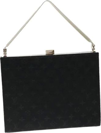 Louis Vuitton Pre-owned Clutches, female, Black, Size: ONE SIZE Pre-owned Vintage Canvas Clutch