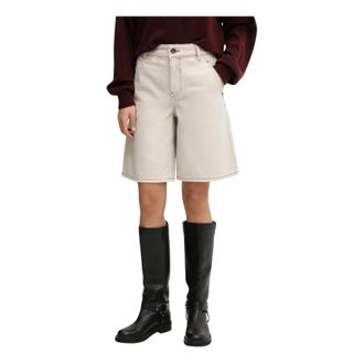 Miss Sixty Denim Shorts met Hoge Taille - Dames - Korte broeken - Beige - Maat: W24 Denim