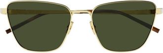 Saint Laurent SL551003 Cat-Eye Sunglasses - Gold