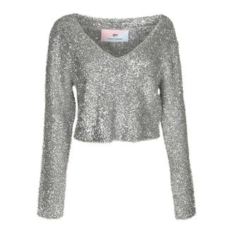 Chiara Ferragni Mujer, Jerseys, Gris, Talla: S