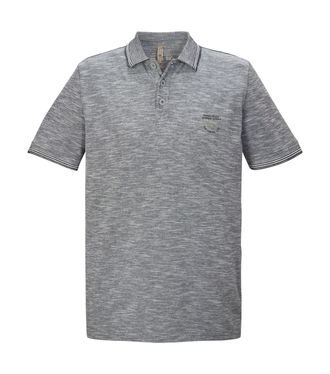 G.I.G.A. DX by killtec Poloshirt GS 52 MN PLSHRT, Herren, Gr. 3XL, grau, Obermaterial: 65% Baumwolle, 35% Polyester;Obermaterial 2: 65% Baumwolle, 35% Polyester, G.I.G.A. DX