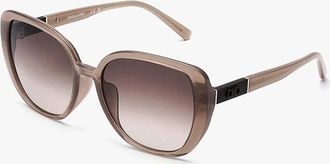 Ferragamo Burgundy Gradient Square Ladies Sunglasses SF2053SLBK 665 57