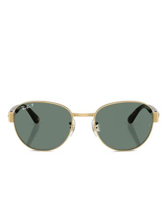 Ray-Ban round-frame sunglasses - unisex - Metal/Acetate - 54 - Gold