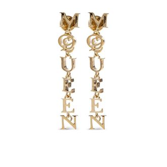 Alexander McQueen Gouden Bijoux Oorbellen in bleekgouden afwerking - Dames - Oorbellen - Geel - ONE Size - Accessoires