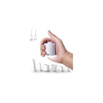 OEM Inflador El&eacute;ctrico Recargable, Bomba De Aire Port&aacute;til Con Luz Led, Inflador/desinflador De 5 Boquillas Para Colchones Inflables, Piscinas, Boyas, Bote