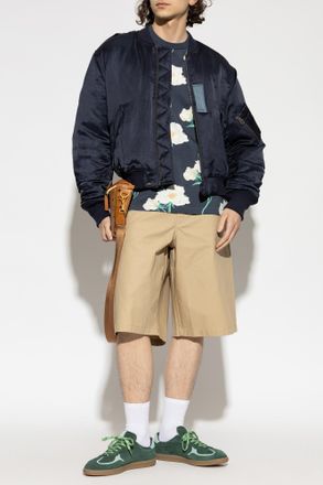 Moschino Cotton Shorts, Mens, Beige