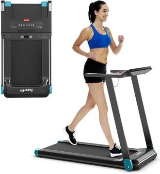 Costway Cinta Para Correr Plegable, Cinta Compacta Control App, Altavoz Bluetooth, 12 Programas Preajustados, Pantalla Led - Costway