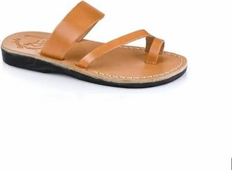 Jerusalem Sandals Womens Zohar Slide Sandal In Tan