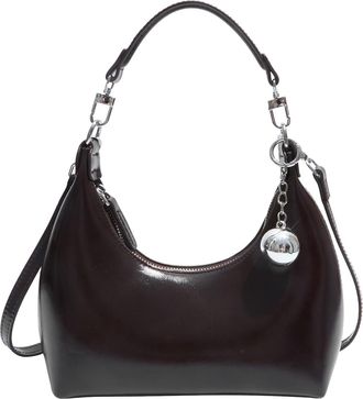 Generic Shoulder Bag PU Leather Crescent Handbag Hobo Crossbody Bag for Women (Coffee)