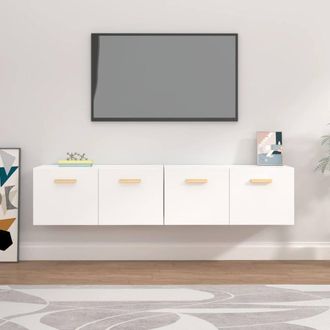 Berkfield Home Wall Cabinets 2 pcs White 80x35x36.5 cm Engineered Wood