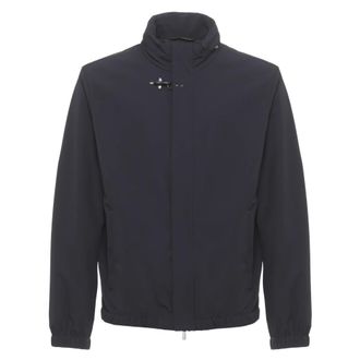 Fay Short Travel Bomber Jacket - Heren - Zomerjassen - Blauw - 3XL - Polyester - Jassen