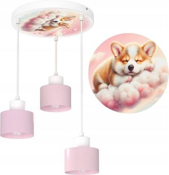 OEM L&aacute;mpara De Techo Infantil Colgante Perro Led L&aacute;mpara Polaca E27 L&aacute;mpara Polaca