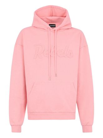 Dsquared2 Soft Pink Drawstring Hoodie With Pouch Pocket