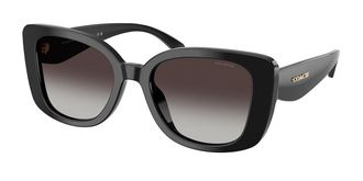 Coach HC8450U CDP48 50028G Womens Sunglasses Black Size 52