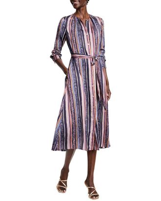 Nic+Zoe Nic+Zoe Petite Animal Stripe Loren Dress