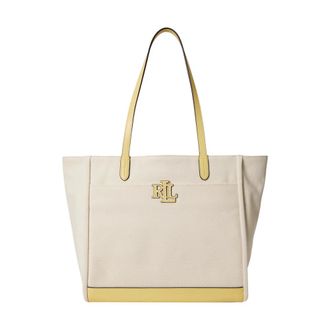 Ralph Lauren Tote Bags, female, Beige, Size: ONE SIZE Cameryn Shopper Bag