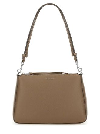 Tory Burch Womens Grey Shoulder Bag Cow Leather