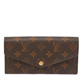 Louis Vuitton Portafoglio in tela Pre-owned - - Pre-owned - Donna - Marrone - ONE SIZE