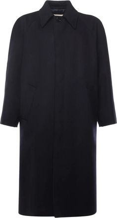 Valentino Garavani Heren, Mantels, Blauw, Maat: L Wol