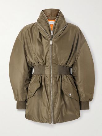 Givenchy Giacca Imbottita In Shell - Verde