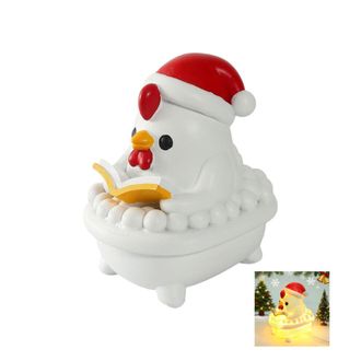 OEM Adorno Colgante De Resina Con Forma De Perro Fantasma Y Luz Led - Estilo 2