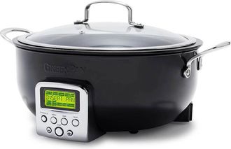 GreenPan GreenPan 6-Qt. Essential Electric Smart Skillet - Black
