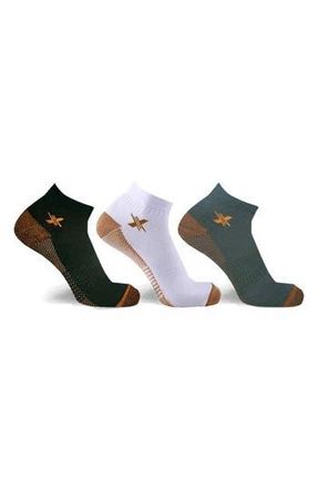 Extreme Fit 3-Pack Copper Infused Ankle Length Compression Socks in Mix at Nordstrom Rack, Size Large/x-Large