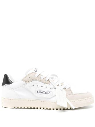 Off-white 5.0 leather sneakers - men - Cotton/Leather/Rubber/Polyamide/Cotton/Leather - 43
