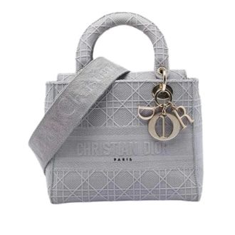 Dior Pre-owned Lady D Lite Handtas - Dames - Pre-owned - Grijs - Maat: ONE Size