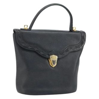 Saint Laurent Pre-owned Handbags, female, Black, Size: ONE SIZE Pre-owned Vintage Hand Bag
