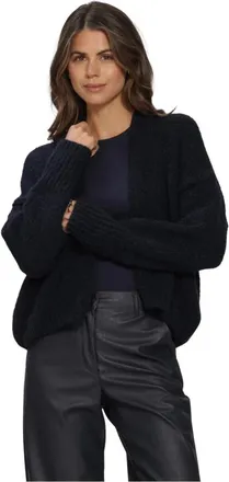Knit-ted Truien & Vesten, Dames, Blauw, XS, Wol, Becky Cardigan