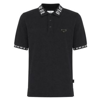 Philipp Plein Polo Shirt Ss - - Tops - Uomo - Nero - 3XL