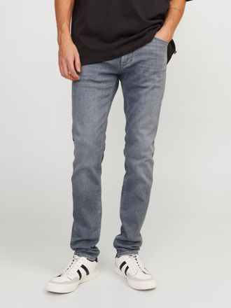 Jack & Jones Skinny-fit-Jeans JACK & JONES JJILIAM JJEVAN JJ 594 SN, Herren, Gr. 28, L&auml;nge 32, grau (grau denim), Denim/Jeans, Obermaterial: 80% Baumwolle, 15% Lyo