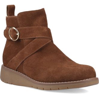 Hush Puppies Lyra Suede Dames Donkerbruin Boots