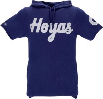 Mitchell & Ness Georgetown Hoyas Game Day Hoodie - Heren - Hoodies - Blauw - L - Katoen - Hoodies & sweatvesten