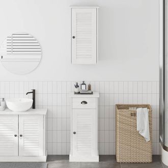 vidaXL Mueble De Cuarto De Ba&ntilde;o Vigo 2 Uds. Y Antiguo 37 X 34 X 80 Cm Vidaxl