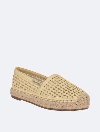 Calvin Klein Womens Womens Presley Espadrille - Neutral - 5