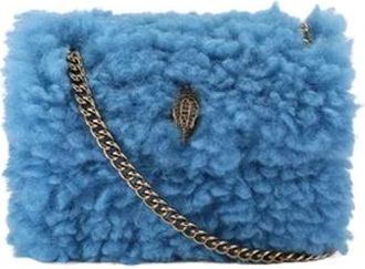 Kurt Geiger Mini Kensington Fur - - Bags - Donna - Blu - ONE SIZE