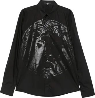 Versace Jeans Couture Heren, Overhemden, Zwart, Maat: 2XL