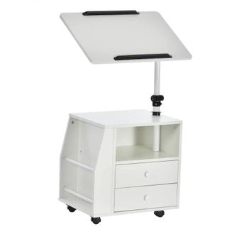 HOMCOM Mobile End Table | TJ Hughes
