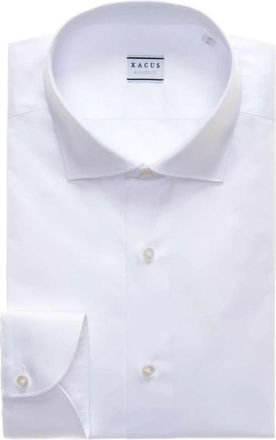 Xacus Camicia Tailor Fit - Heren - Zakelijke Overhemden - Wit - 4XL - Leer - Overhemden