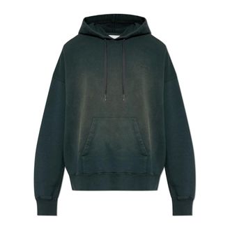 Golden Goose Hoodies, male, Gray, M, Logo Sweatshirt