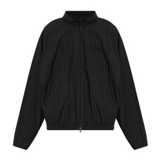 Balenciaga Light Jackets, male, Blue, Size: XL Plaid Pattern Jacket