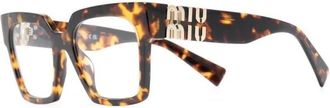 Miu Miu MU 04Uv Vau 1O1 Optical Frame - Dames - Brillen - Bruin - 52 MM - Accessoires