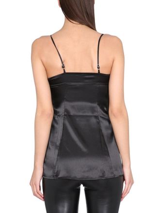 Not After Ten Cut-Out with Adjustable Straps Tank Top - Black