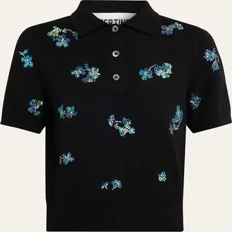 Libertine - Libertine Bluebell Lane Cashmere Polo Sweater