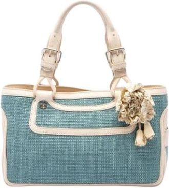 Celine Pre-owned The Boogie Tote Bag - Dames - Vintage Shopper - Blauw - ONE Size - Leer - Vintage