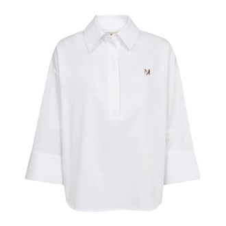 Mos Mosh MOS Mosh, Dames, Blouses & Shirts, Wit, Maat: XS