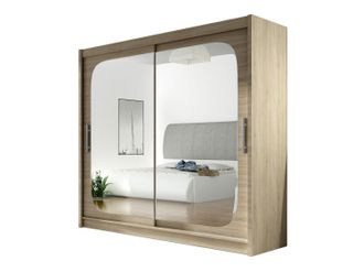 Mirjan24 Armario Closico 108, Roble Sonoma, 215x180x58cm, Puertas De Armario: Correderas, N&uacute;mero De Estantes: 0