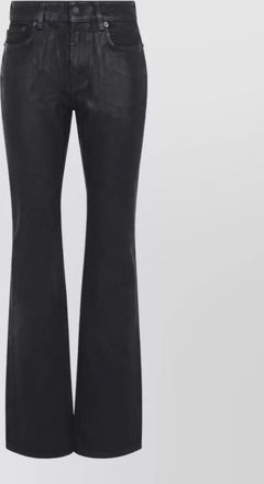 Acne Studios high-rise straight-leg denim jeans